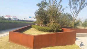 白云耐候钢挡土墙